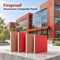 Panneau composite en aluminium ignifuge blanc recouvert de PVDF, plaque ACP de 4 mm pour les façades de bâtiments commerciaux
