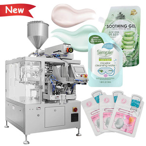 Machine d'emballage automatique pour sachets Doypack <span class=keywords><strong>mini</strong></span> debout avec bec verseur pour nettoyant visage, gel cosmétique, lotion, essence, crème - Product Image 1