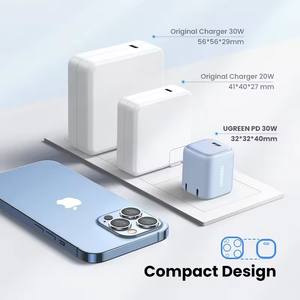 Caricatore USB <span class=keywords><strong>C</strong></span> UGREEN 30W Nexode Pieghevole GaN PPS Compatto a Ricarica Rapida, Blocco Caricatore da Parete PD3.0 per <span class=keywords><strong>iPhone</strong></span> 15 14 13 - Product Image 6