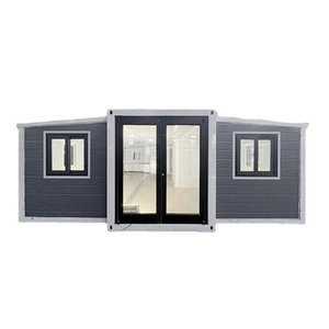 Contenedor de acero prefabricado moderno de 2 dormitorios casa prefabricada modular pequeña casa portátil extensible para uso comercial o hotelero - Product Image 4