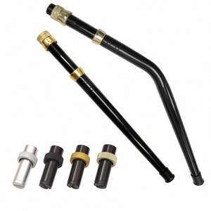 Boyutu 4 # alüminyum düz ve bükülmüş kolu balıkçılık Trolling çubuk bağlayıcı için çıkarılabilir kavisli popo - Product Image 6