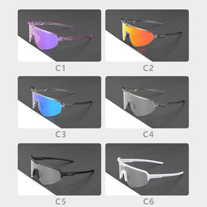 Gafas de Sol Deportivas Elicit, Semi-Montura, Polarizadas, Anti-UV, Resistentes al Viento, para Ciclismo, Multifuncionales, para Uso en Exteriores - Product Image 1