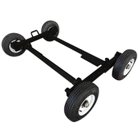 Chariot de remorquage robuste en aluminium de 3,5 tonnes, outil universel de réparation automobile, chariot de 3 tonnes pour le déplacement de véhicules, équipement de manutention de matériaux automobiles