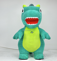 Funtoys Personnaliser 2m/2.6m Dinosaure Gonflable Lait Dragon Mascotte Costume Barney Macotte Cosplay Noël Halloween pour Adulte
