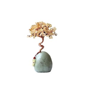 Ornement Arbre à Argent en Citrine Jaune Naturelle, Décoration de Bureau, Table à Thé, Style Vintage, Petit Cadeau <span class=keywords><strong>YOS</strong></span>-050 - Product Image 5