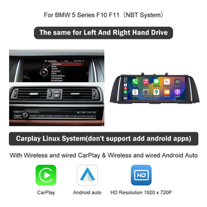10.25 ''Auto CarplayสําหรับBMW <span class=keywords><strong>5</strong></span> Series F10 F11 2012-2016 พร้อมNBTระบบรถวิทยุมัลติมีเดียPlayer - Product Image 3