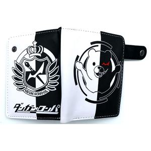 Anime <span class=keywords><strong>Danganronpa</strong></span> Hommes Portefeuilles Monokuma Cartoon Short Purse With Coin Bag - Product Image 5