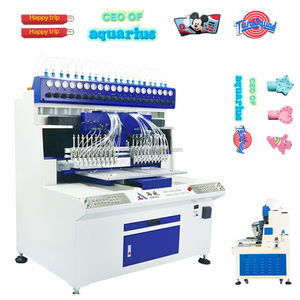 <strong>DISIN</strong> Multi-Color Max 20 Colors Dual-Station Vision PVC Silicone Drip Molding Machine | Auto Dispensing Machine - Product Image 2