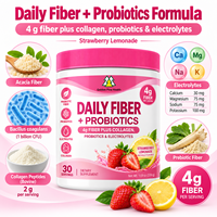 Poudre de boisson OEM à la fraise, glutathion, collagène, vitamine C, antioxydant, éclaircissant pour la peau, complément alimentaire, marque privée