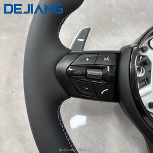 BMW E81 E90 E88 E87 F10 F20 F30F21 F22 M4 F82 M2 F87 E91 E92 E93 Mスポーツ用カスタムフルブラックレザーカーステアリングホイール - Product Image 4