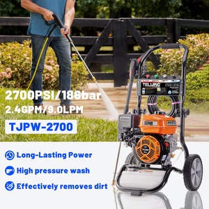 Hidrolavadora de <span class=keywords><strong>Gasolina</strong></span> de Alta Presión de 2700 PSI/186 Bar, Bomba AR, Precio Económico de Fábrica OEM, Limpiador de Agua a Chorro de 170F y 208cc - Product Image 2