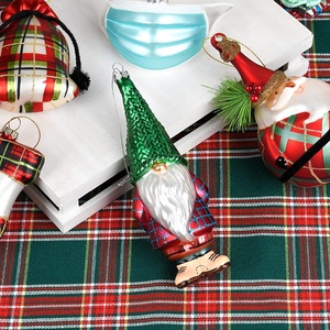 Adornos Navideños de Lujo para Navidad, Decoraciones de Vidrio con Diseño de Santa Claus, Adornos para Árbol de Navidad, 100 Piezas - Product Image 1