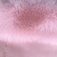 Tissu en fausse fourrure de lapin court 100 % polyester, teint, 8 mm, 10 mm, 12 mm, 13 mm, 15 mm, vente directe usine, pour vêtements, jouets, sacs