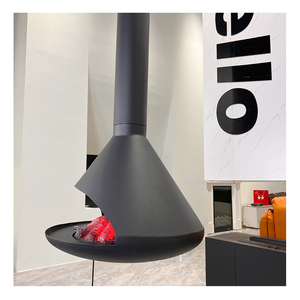 <span class=keywords><strong>Cheminée</strong></span> au bioéthanol <span class=keywords><strong>suspendue</strong></span> personnalisable de luxe avec chauffage automatique Boîtier en acier inoxydable Design moderne pour bureau Villa - Product Image 1