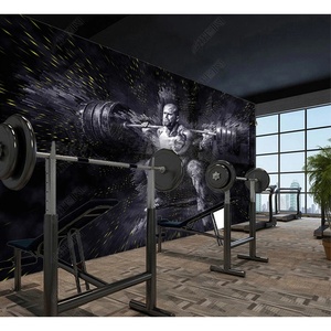 Carta da Parati Personalizzata Murales 3D Impermeabili per Decorazione <span class=keywords><strong>Palestra</strong></span> - Product Image 1