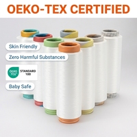 Filament semi-mat 100% Nylon 66 DTY 40D/34F 20D/7F à haute élasticité pour la couture de sous-vêtements sans couture et le tricot à la main