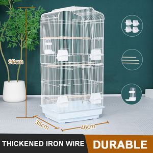 Maison petite Cage à oiseaux animaux perroquet <span class=keywords><strong>Cages</strong></span> métal Cage à oiseaux ornementale Villa fil de fer <span class=keywords><strong>Cages</strong></span> pour animaux de compagnie bas prix - Product Image 2