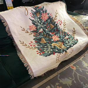 Cây giáng sinh sofa chăn bảng giáng sinh bài viết trang trí bầu không khí đạo cụ nhiếp ảnh mùa Đông Bắc Âu tấm thảm - Product Image 1