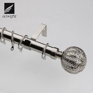 Haute qualité <span class=keywords><strong>extensible</strong></span> <span class=keywords><strong>tringle</strong></span> à rideau en métal rideaux finale - Product Image 1