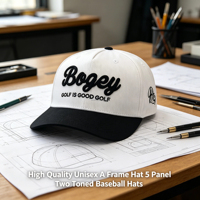 Cappellini da Baseball Bicolore a 5 Pannelli Personalizzati all'Ingrosso per Uomo e Donna: Cappelli Sportivi da Esterno con Logo Ricamato con Lettere 3D