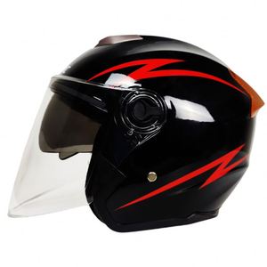 Casque de moto électrique unisexe OKCMC à double visière, anti-buée, trois-quarts, toutes saisons - Product Image 5