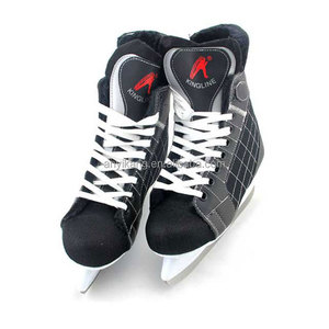 Patins de hockey sur <span class=keywords><strong>glace</strong></span> de compétition Pro Chaussures de patinage sur <span class=keywords><strong>glace</strong></span> Vente en gros d'usine OEM à lacets avec soutien de la cheville - Product Image 2