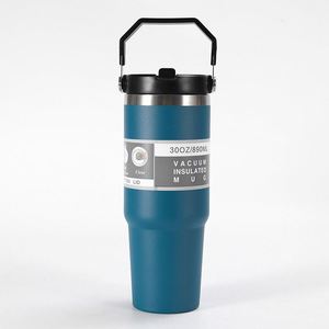 แก้วน้ำสแตนเลสสุญญากาศพร้อมฝาปิด แบบสองชั้น เก็บอุณหภูมิ พร้อมส่ง - Product Image 3