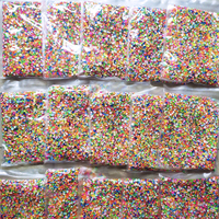 Strass en cristal non thermocollants pour tasses, haute qualité, vente en gros d'usine, tailles SS6 à SS30, couleurs néon, dos plat en verre, 1 sac