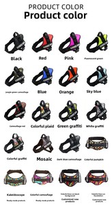 DRH imbracatura per cani in Nylon con manico ampio collare per cani gilet con chiusura a gancio e ad anello con imbracatura imbottita - Product Image 5