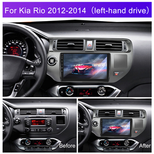 Podofo Android Voiture Stéréo Double Din 4 + 64G 9 Pouces Carplay Android Auto pour <span class=keywords><strong>Kia</strong></span> <span class=keywords><strong>Rio</strong></span> 2012-2014 IPS DSP GPS RDS WIFI Vente en Gros - Product Image 4