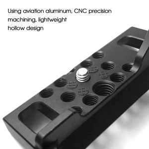 Dailyetech-Mini jaula para cámara de aleación de aluminio, jaula multifuncional para cámara <span class=keywords><strong>Sony</strong></span> <span class=keywords><strong>A6400</strong></span>/A6500/A6300/A6000 - Product Image 5
