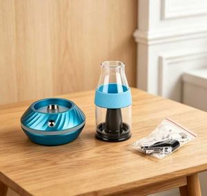 Sky Blue USB Plug Shisha Hookah Modern <b>Plastic</b> <b>Mirror</b> Finish Free Type Bowl Hose Gift - Product Image 4