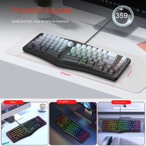 Personnalisé G131 Nouveau Clavier de Jeu Ergonomique Dégradé 101 Touches RGB Film <span class=keywords><strong>USB</strong></span> Membrane Plastique Bureau Petit <span class=keywords><strong>Lot</strong></span> - Product Image 3