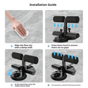 Equipo de Ejercicio Plegable Ajustable con Ventosa para Entrenamiento Muscular Abdominal para Niños, Fitness Sencillo en Casa, Multifuncional - Product Image 2