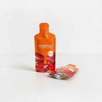 Sachet Liquide à Usage Unique Imprimé sur Mesure, Scellable à Chaud, en Feuille d'Aluminium, pour Gels et Boissons Énergétiques