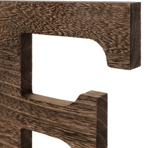 Cartello di decorazione per la casa in legno rustico casa in legno lettere pendenti in legno segnswooden lettera treno - Product Image 2