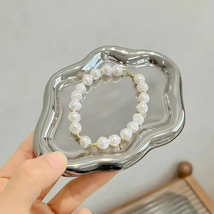 Bandeja de Joyería Hecha a Mano con Forma de Nube y Diseño para Regalos de Bienvenida, Decoración del Hogar, Almacenamiento de Collares - Product Image 4