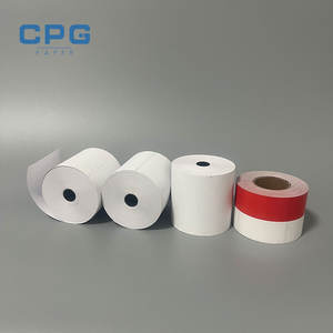 Rouleau de papier thermique solide pour caisse enregistreuse, personnalisé par le fabricant, 80x80mm 80x70mm, sans BPA, 48g/m², pour la logistique et la gestion des achats - Product Image 1