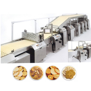 Quy mô nhỏ Cookie thiết bị nướng bánh 100 kg/giờ điền mứt Cookie làm cho máy đầy bánh quy thanh dây chuyền sản xuất - Product Image 3