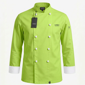 Chaqueta de Cocina Profesional, Uniforme Cómodo de Manga Larga para Chefs, Restaurante, Catering, Chaqueta de Chef Clásica Blanca - Product Image 4
