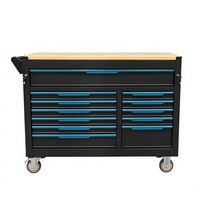 Armoire à outils roulante, coffre à outils multi-tiroirs, chariot de rangement mobile pour atelier avec ensemble d'outils