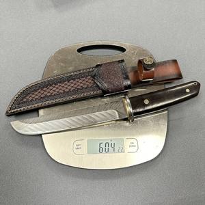 มีดโบวี่ใบมีดยาวเหล็กดามัสกัส VG10 สไตล์บุชิโดญี่ปุ่น ใบมีดเหล็กดามัสกัสแท้ - Product Image 6