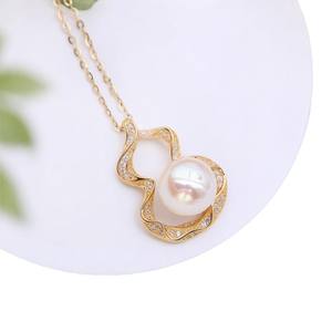 Pendentif en argent S925 31357DIY avec support vide pour perles rondes de 6 à 8 mm et nœud papillon, accessoires pour perles - Product Image 4