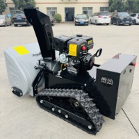 Souffleuse à neige robotisée JIAQI 2-en-1 à essence, autopropulsée, sur chenilles, 100 cm