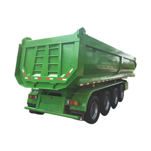 Remolque Volquete de 30 Toneladas, 4 Ejes, 47 Metros Cúbicos, Volquete Hidráulico Trasero, Semirremolques de China - Product Image 1