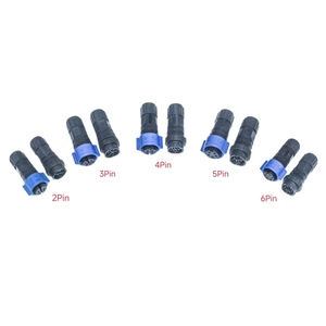M16 Nhanh Chóng Đẩy Khóa Kết Nối 2 3 4 5 6 Pin <span class=keywords><strong>IP67</strong></span> Không Thấm Nước Nam Nữ Kết Nối LED Chiếu Sáng Ngoài Trời Điện Tín Hiệu Ổ Cắm - Product Image 4