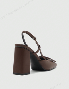 Sandali <span class=keywords><strong>da</strong></span> <span class=keywords><strong>Donna</strong></span> <span class=keywords><strong>con</strong></span> <span class=keywords><strong>Tacco</strong></span> Quadrato, Scarpe <span class=keywords><strong>con</strong></span> Plateau <span class=keywords><strong>e</strong></span> Cinturino alla Caviglia, Design Open Toe per Primavera ed Estate - Product Image 4