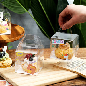 Упаковка для десертов и выпечки: прозрачные коробки для тортов и пирожных (<span class=keywords><strong>2</strong></span> и <span class=keywords><strong>3</strong></span> дюйма), оптом - Product Image 2