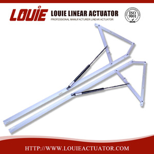 Ressort à gaz de levage avec embout articulé <span class=keywords><strong>pour</strong></span> pièces de lit mural haute pression - Product Image 6