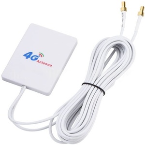 Amplificador de Señal de Antena de Panel 3G4G, Antena <span class=keywords><strong>4G</strong></span> LTE, Conector Dual SMA TS9 CRC9, Cable de 2 Metros para Módem Router <span class=keywords><strong>Huawei</strong></span> E8372 <span class=keywords><strong>E3372</strong></span> B315 - Product Image 2